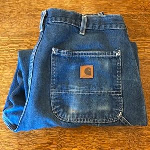 Worn Carhartt Carpenter Jeans